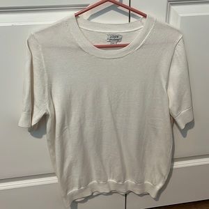 J Crew Sweater with Cashmere short sleeve